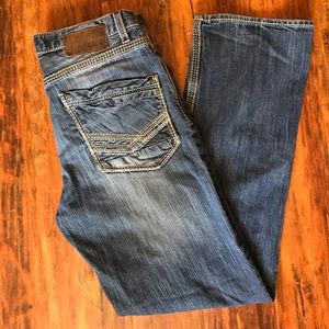 Buckle Men’s Jeans Tyler Size 32R Boot Cut Denim